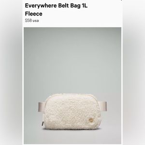 Brand New Everywhere Belt Bag 1L Fleece